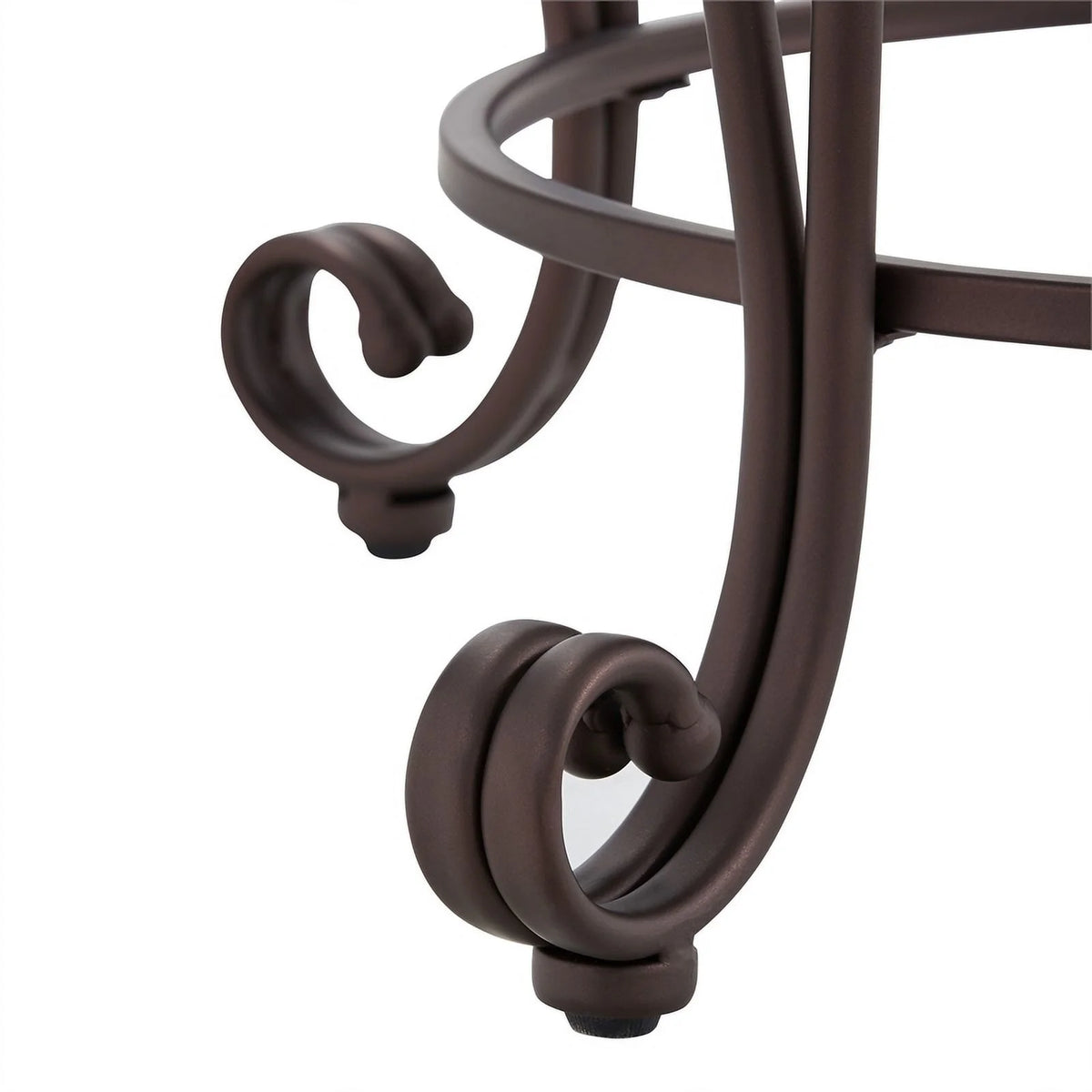 24" Metal Microfiber Counter Stool L231