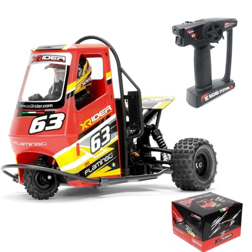 2 in 1 High Speed RC Car Electric Tricycle Motorcycle RTR Drift Yellow O1679