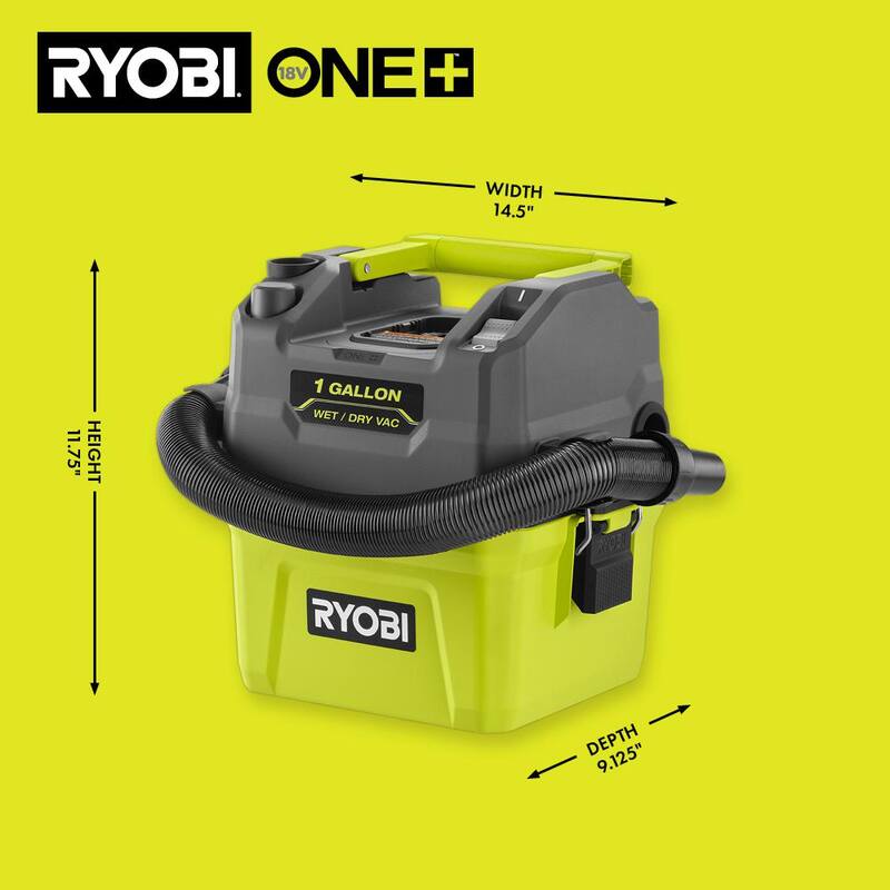 18V Cordless 1 Gal. Wet/Dry Vacuum Z74694