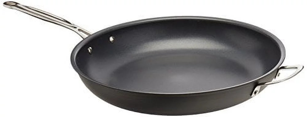 14-Inch Nonstick Hard-Anodized Open Skillet with Helper Handle B475