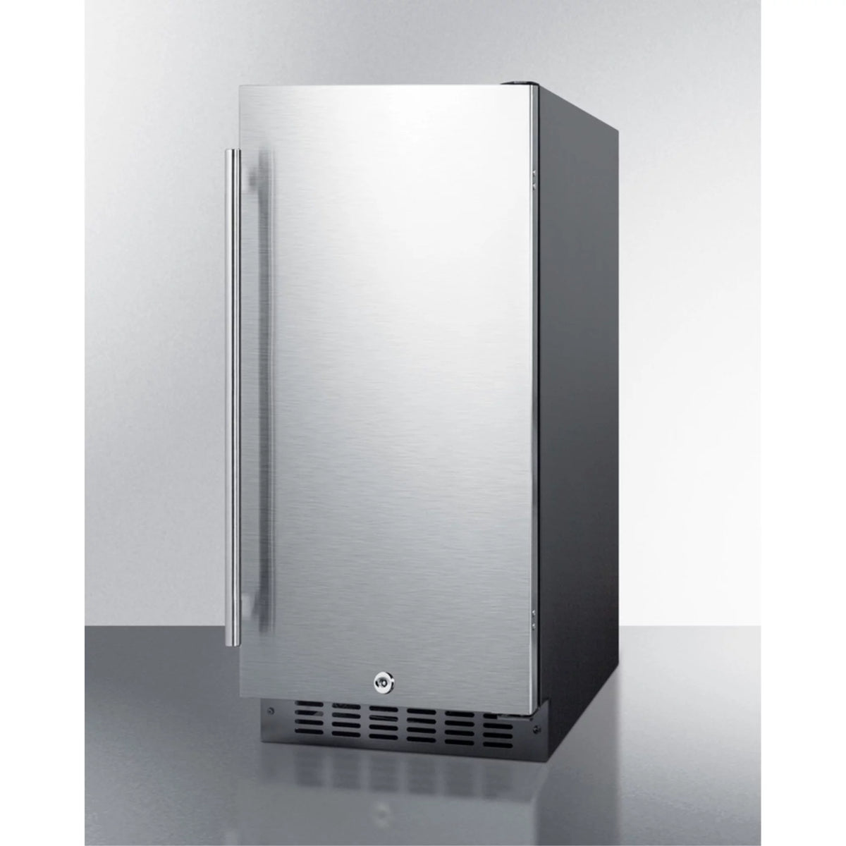 15" Wide ADA Compliant All-Refrigerator with Stainless Steel Door G937