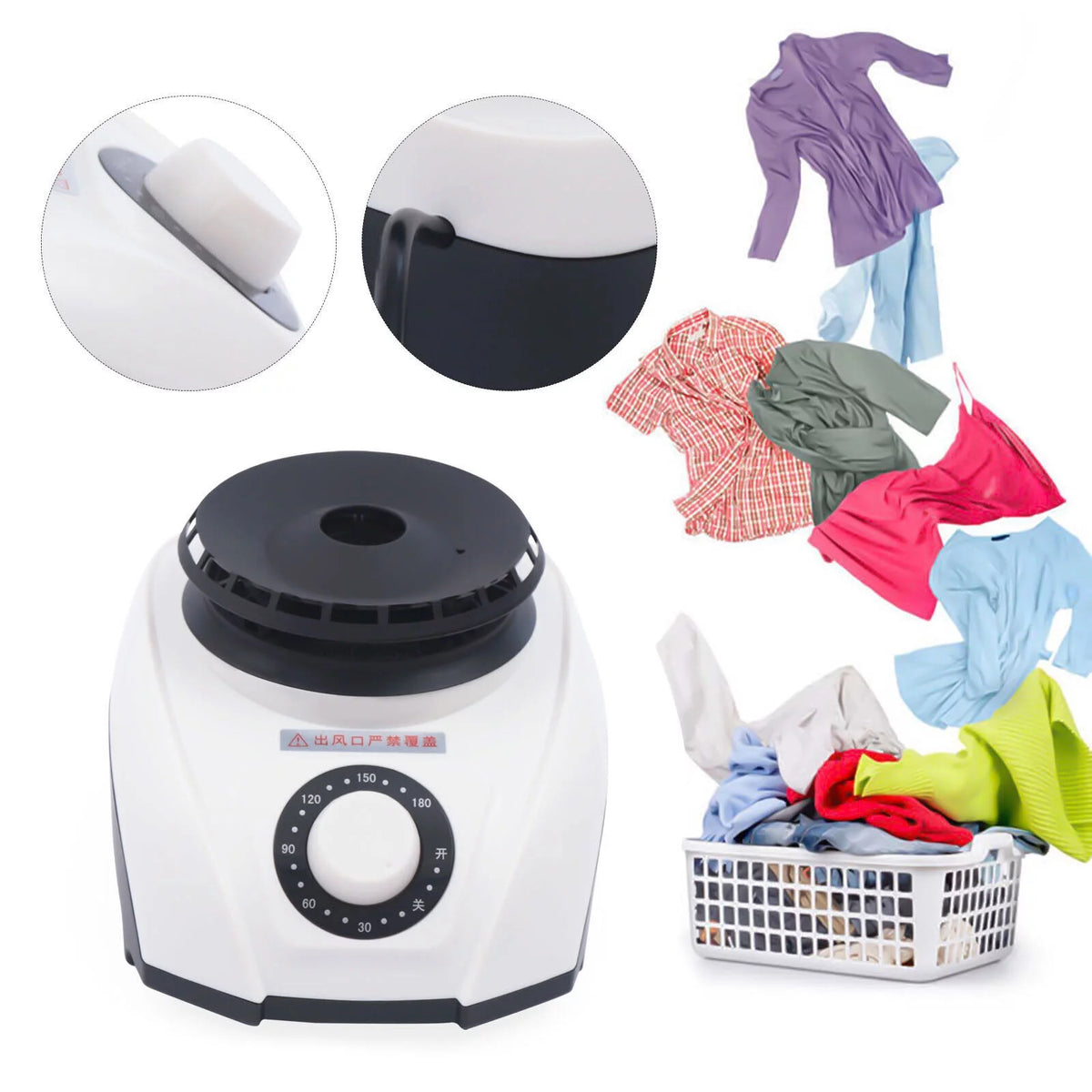 Portable Electric Mini Laundry Dryer 1200W Y90811