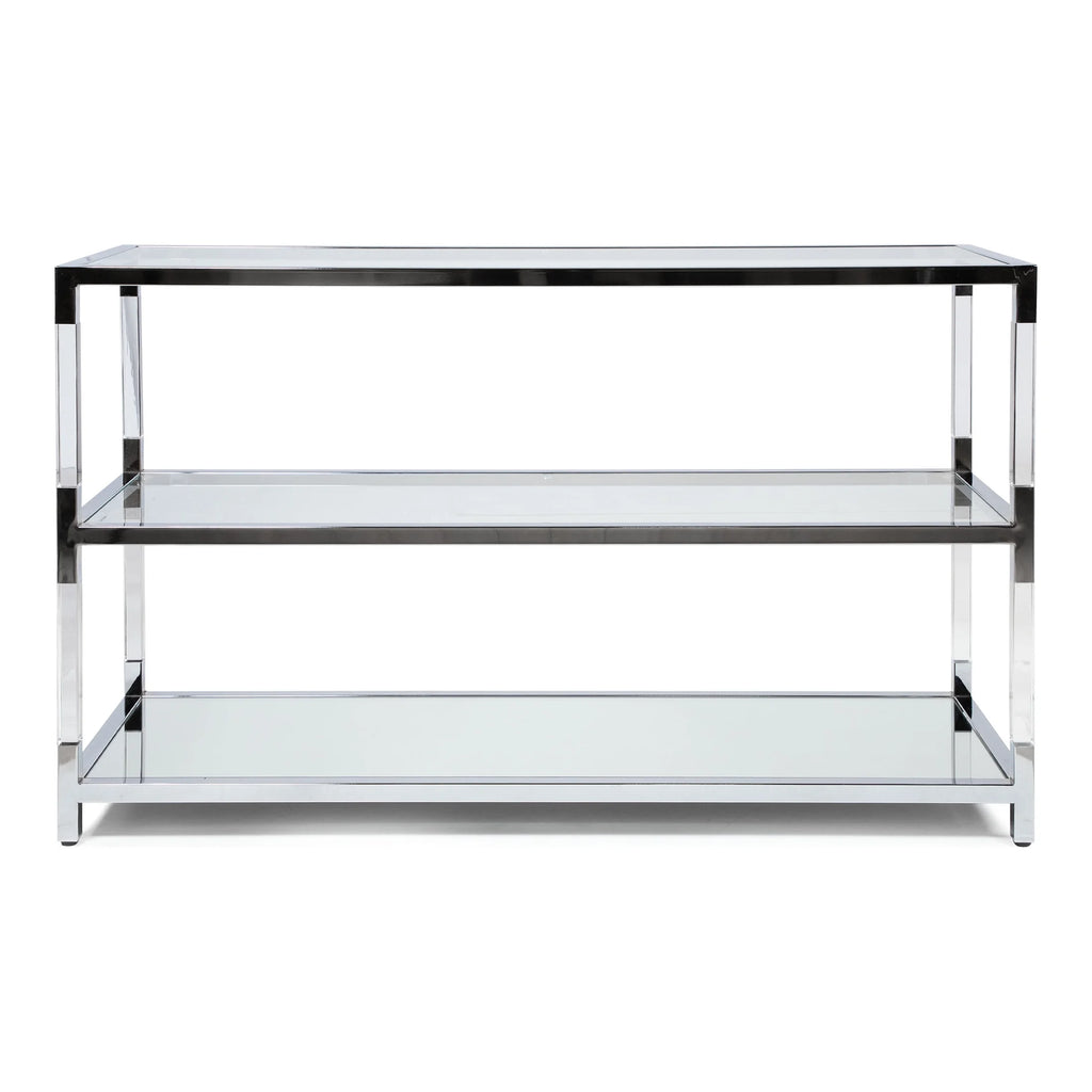 Glass Top Console Table Y835