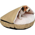 Oxford Sherpa Pet Cave and Round Pet Bed I779