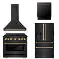 36 Gas Range, Range Hood, Dishwasher, Refrigerator with Water & Ice Dispenser H364763
