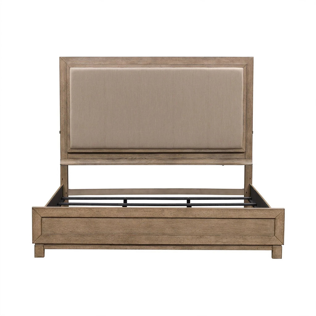 King Upholstered Wood Bed H17147