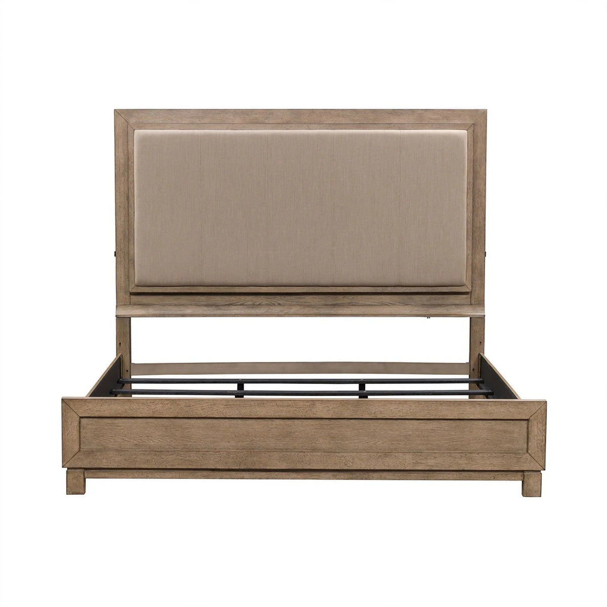 King Upholstered Wood Bed H17147