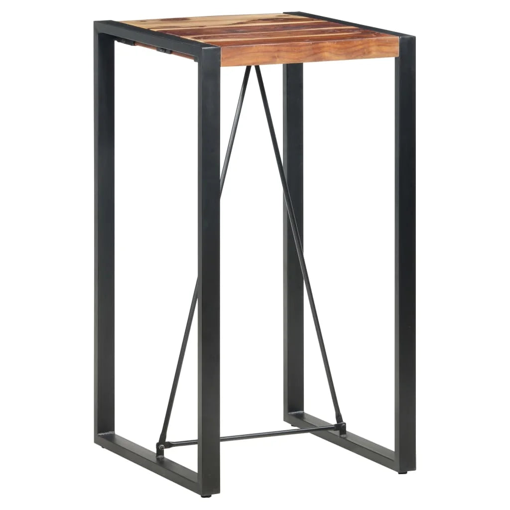 Solid Sheesham Wood Bar Table Z561