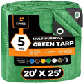 Blue 5' x 7' Waterproof Polyethylene Tarp S390