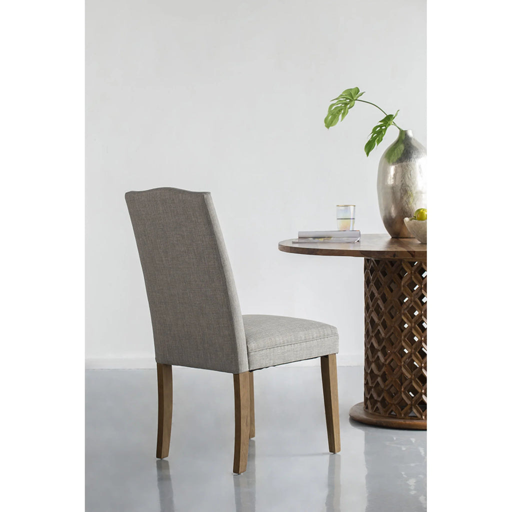 Gray and Brown Wooden Dining Chairs Y7401