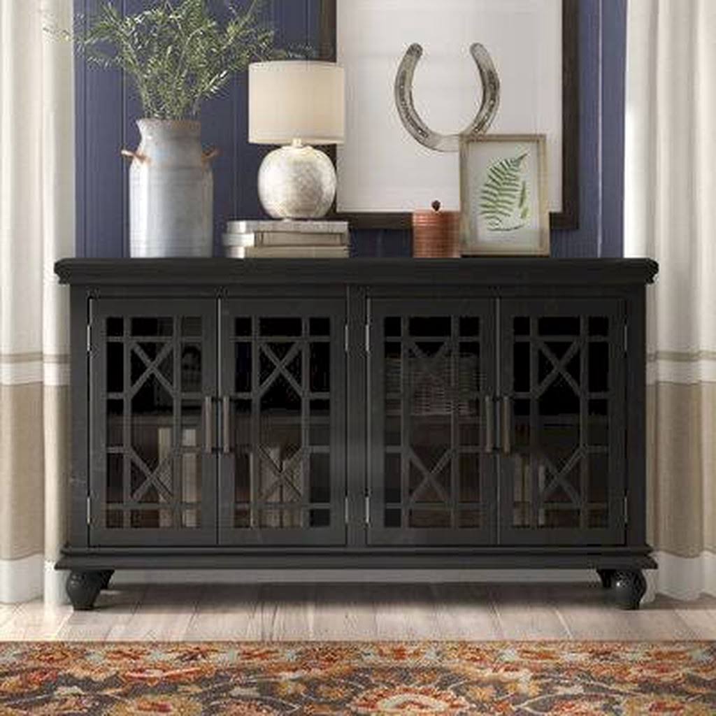 Black 4 Door Sideboard B232533