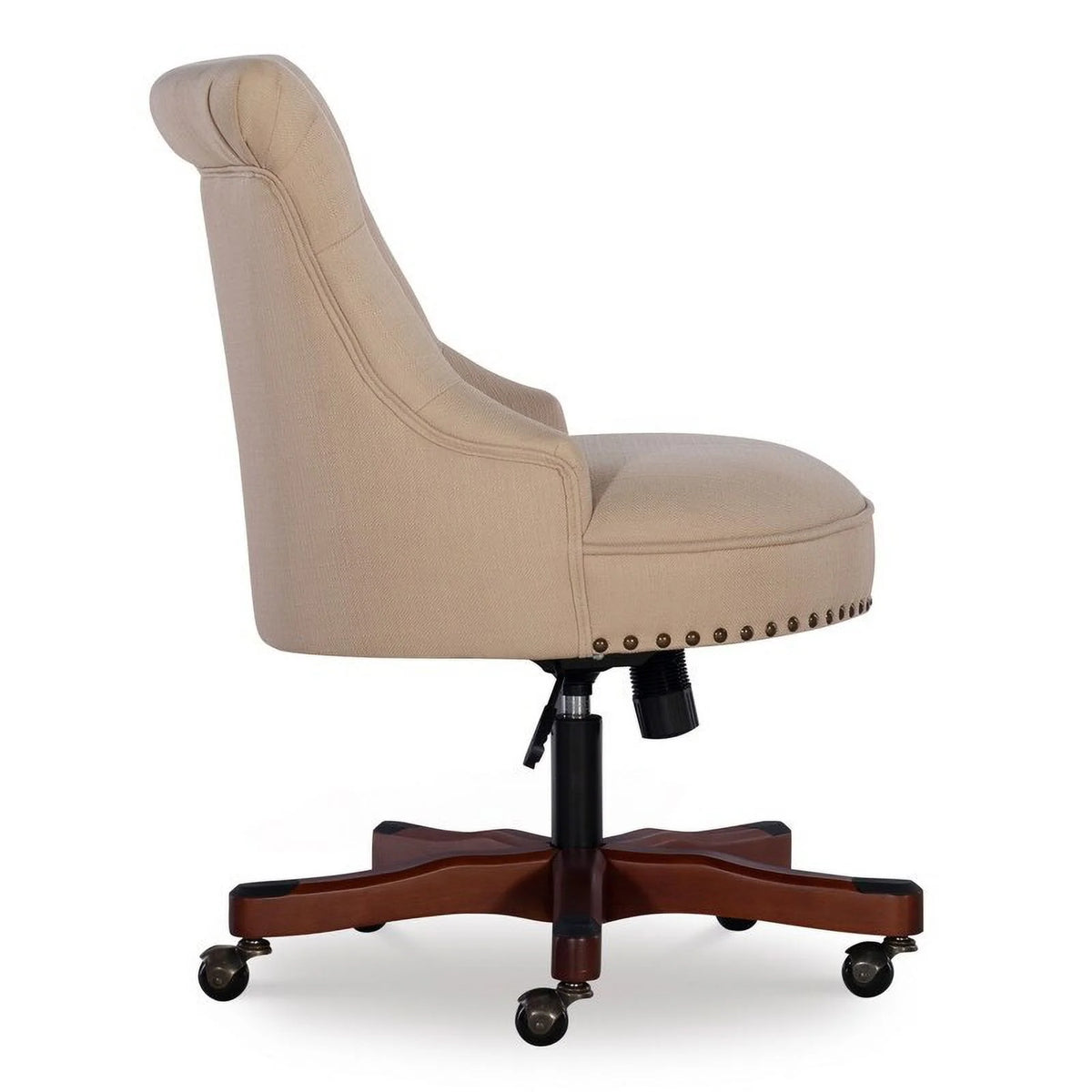 Beige Adjustable Swivel High Back Task Chair Z22671