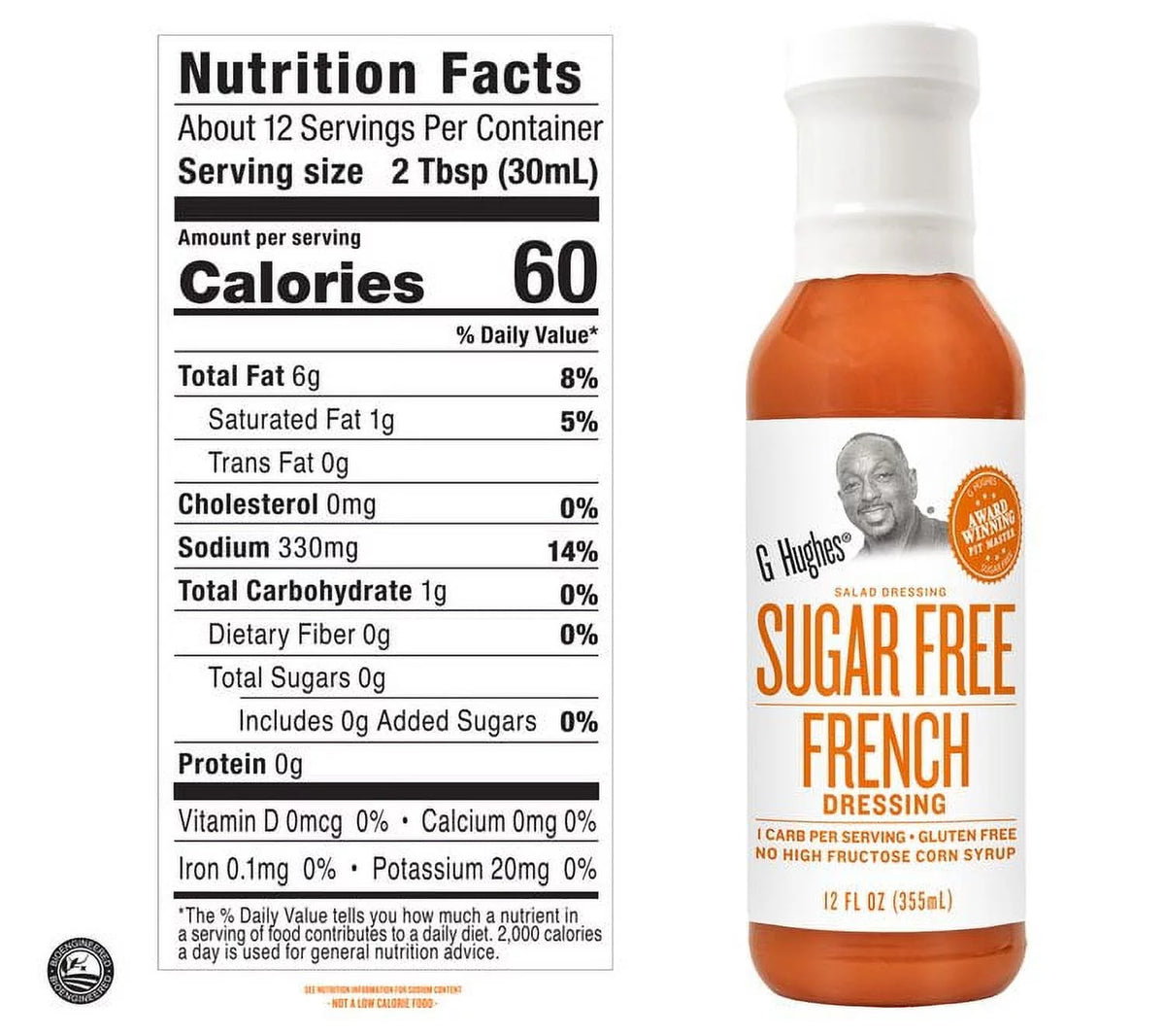 Sugar-Free Salad Dressings 6 Bottles X3429