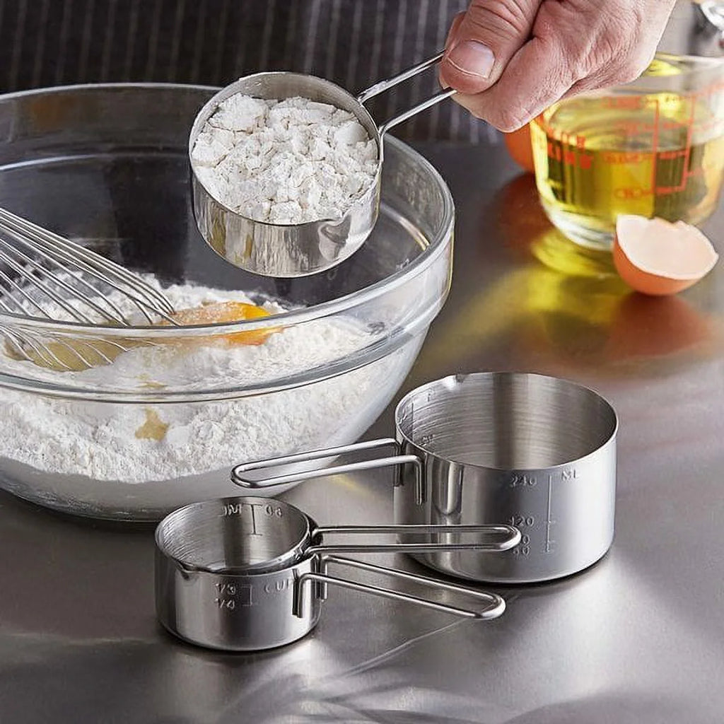 4-Piece Stainless Steel Measuring Cup Set M8952