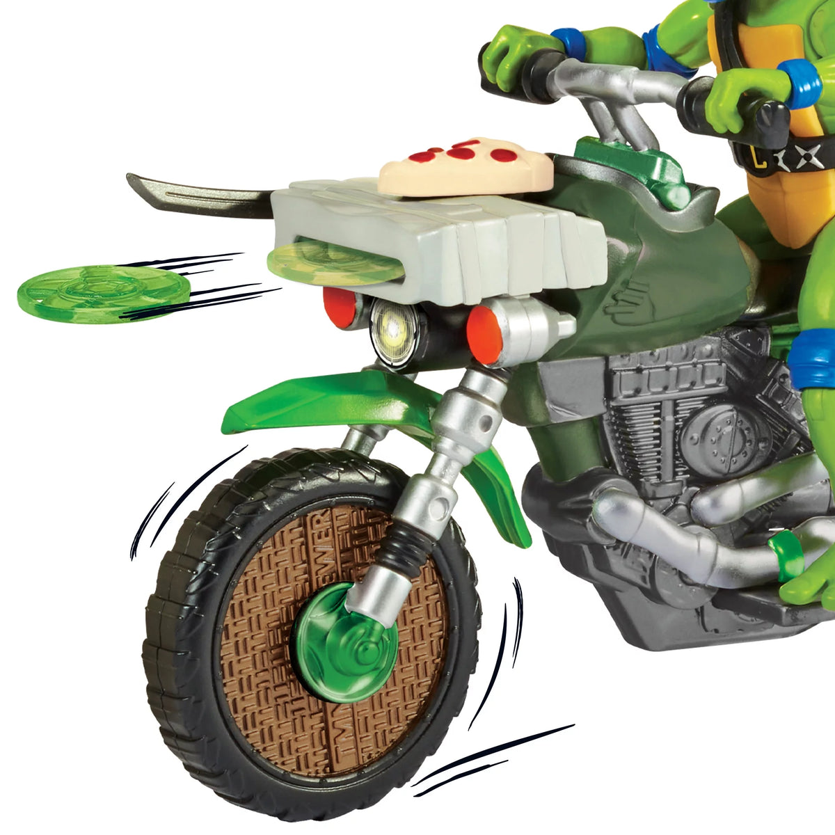 Ninja Kick Cycle with Leonardo Figure Z235