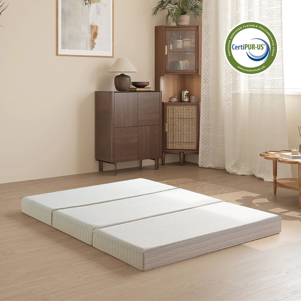 3 inch Twin Size Tri-Folding Memory Foam Mattress V976978
