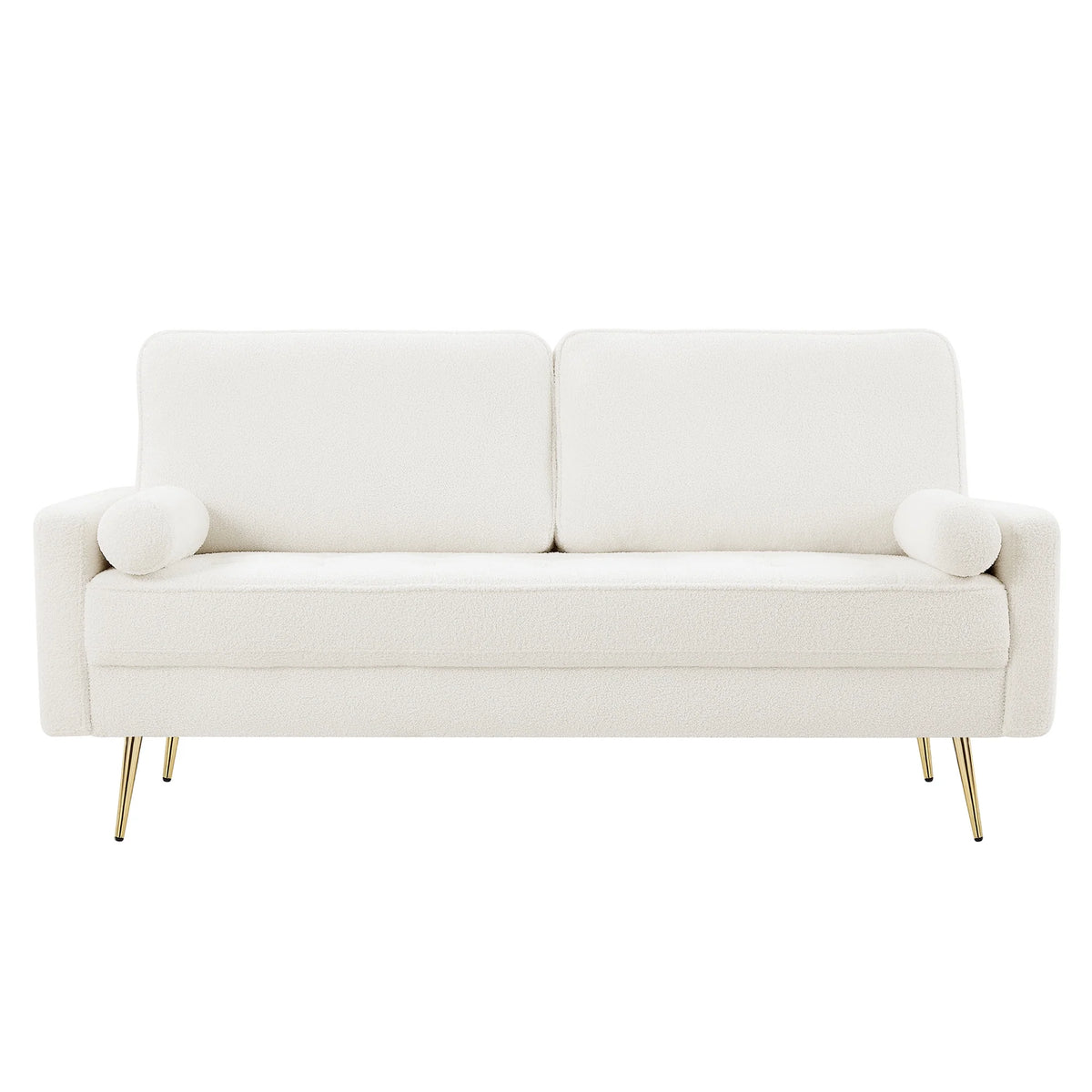 2 Seater Boucle Sofa with 2 Pillow V154474