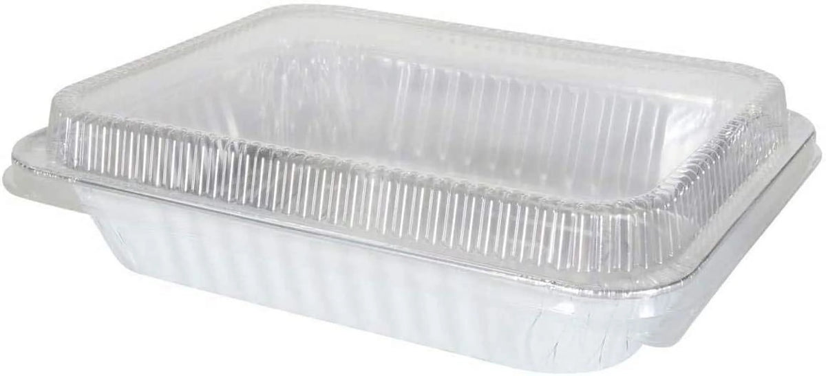 9x13 Aluminum Disposable Pans with Dome Lids Set of 40 P292