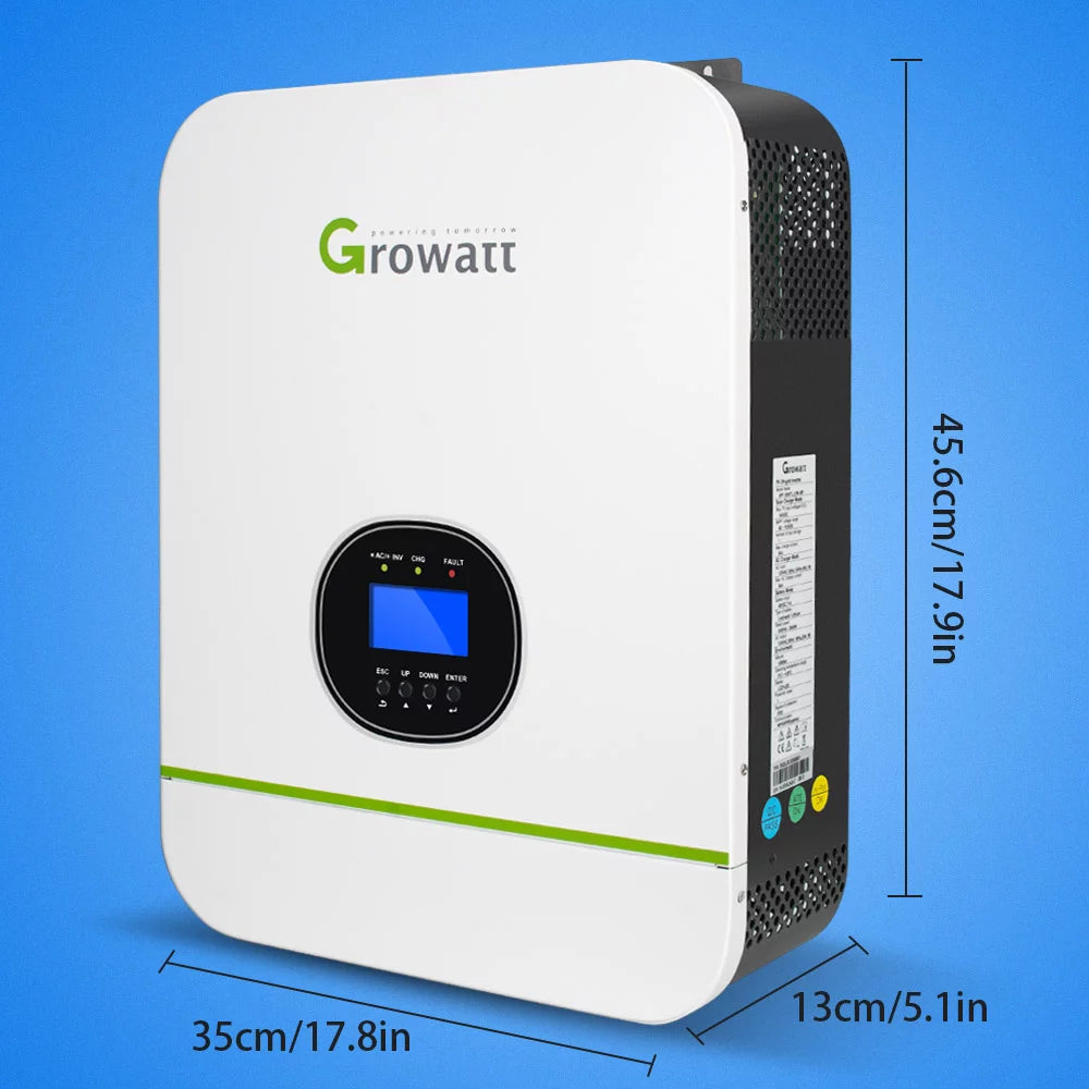 3000W Split Phase Solar Inverter 48V Pure Sine Wave MPPT 80A U920