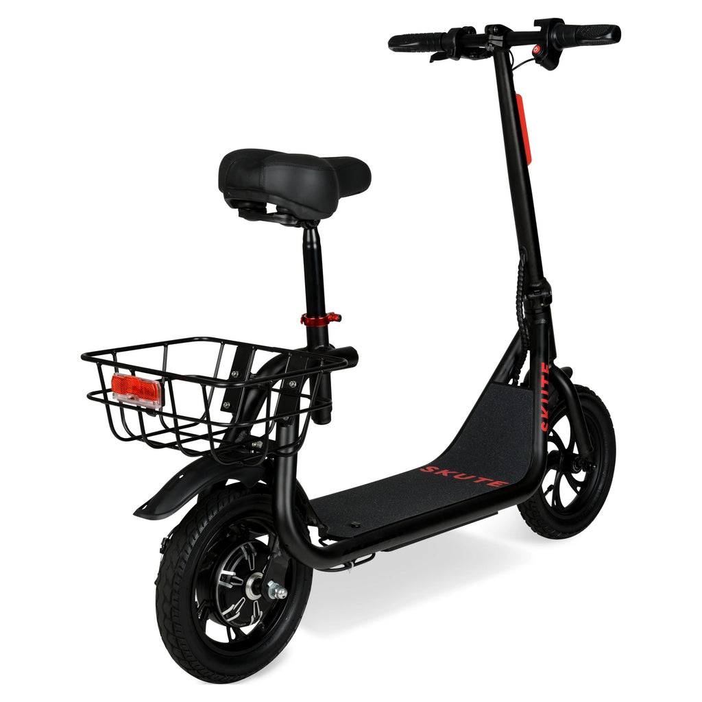 36V 250W Seated Electric Scooter with Basket D281