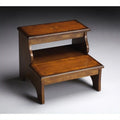 Olive Ash Burl Step Stool H1870