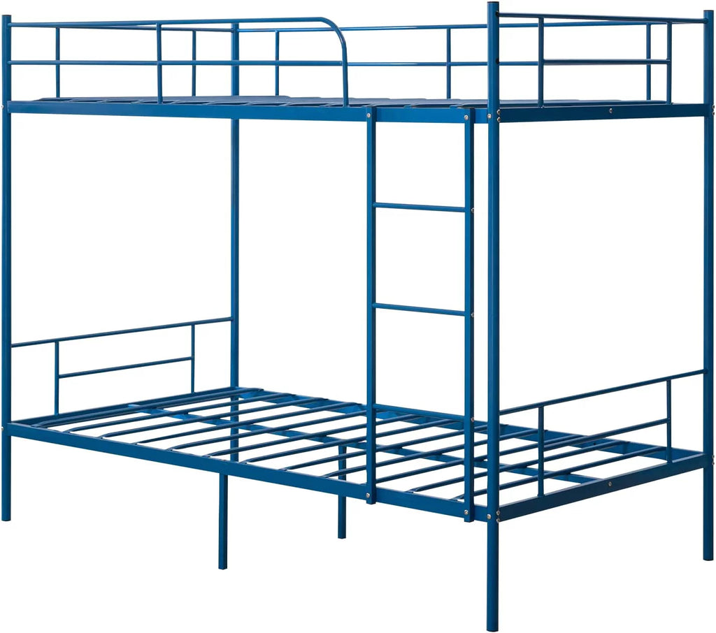 Twin over Twin Bunk Bed with Ladder and Guardrail W892