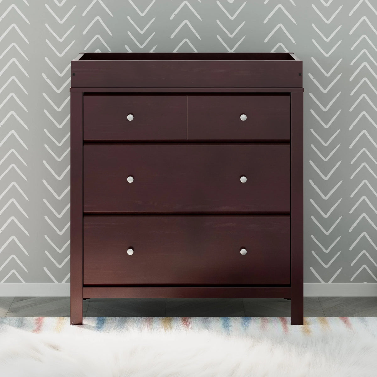 White 3 Drawer Changing Dresser V953632
