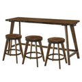 Dark Walnut 4-Piece Counter Height Table Set L975