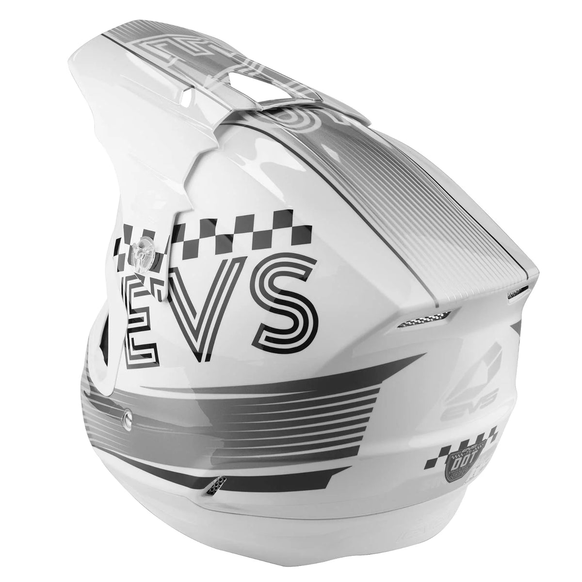 White Large Full Face Motorcycle Helmet I499