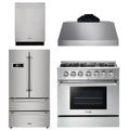 36 Propane Gas Range, Range Hood, Refrigerator, Dishwasher I5677