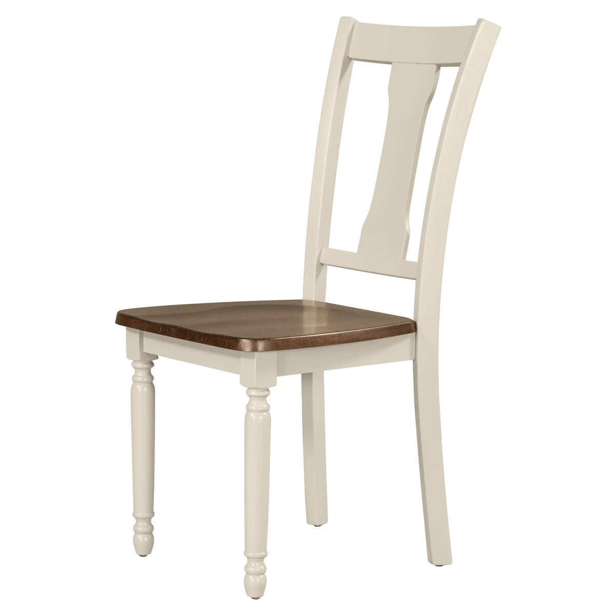 6pc Wooden Dining Set with Table Chairs and Bench D284