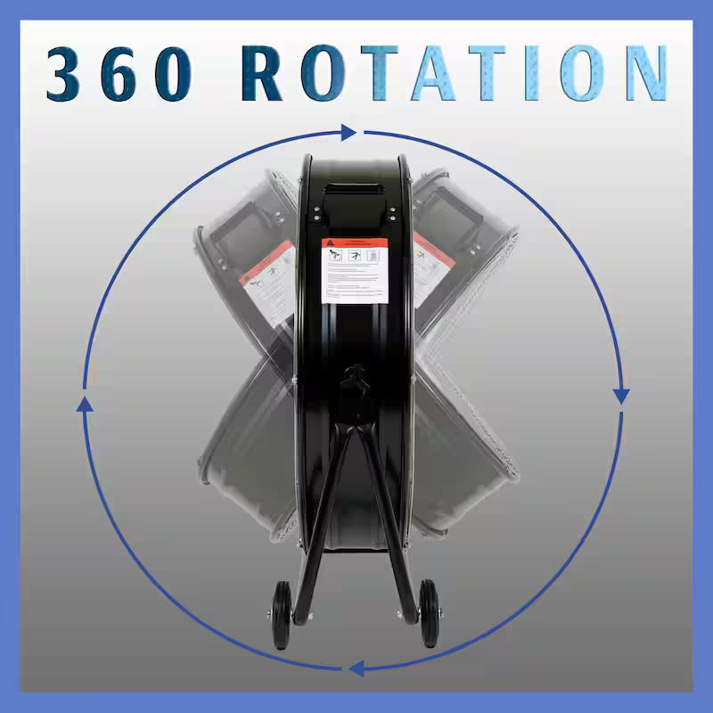 30 in. 3-Speed Portable High Velocity Drum Fan O6040