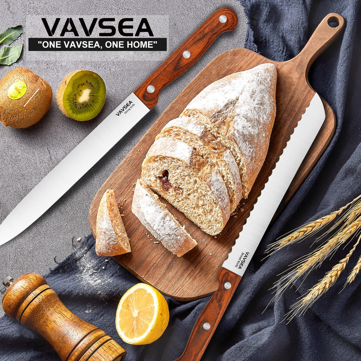 16 Pieces Stainless Steel Knife Block Set V9554
