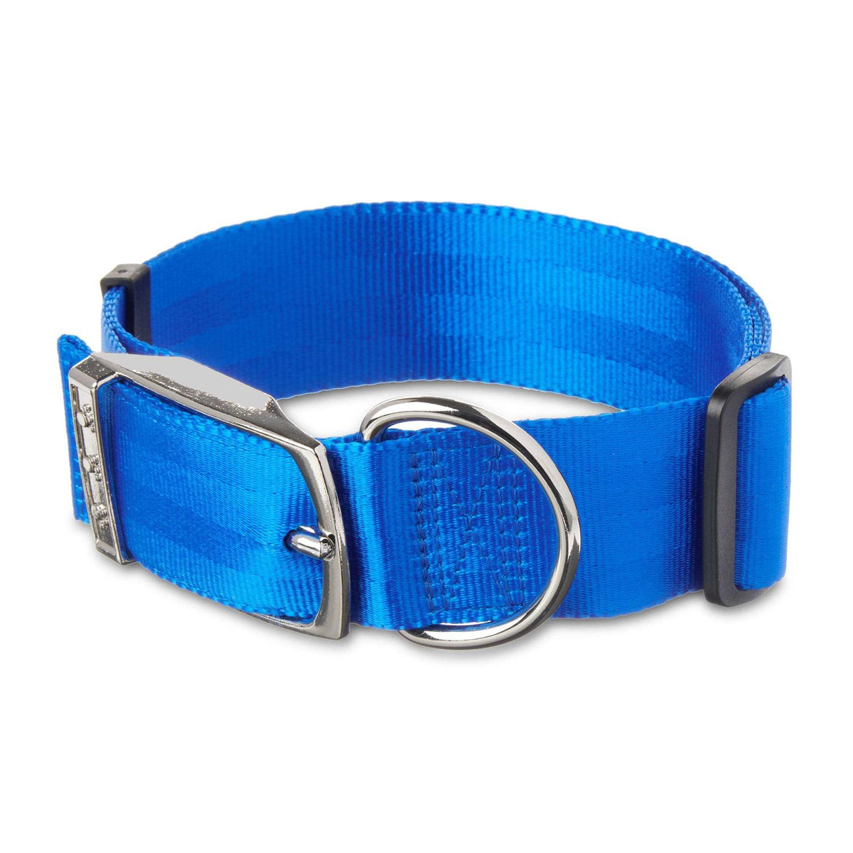 Solid Dog Collar with Metal Buckle A50439