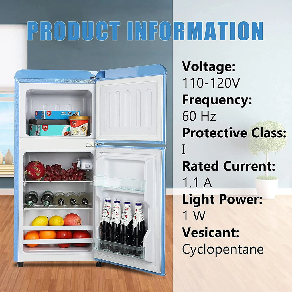 3.5cu.ft Compact Mini Fridge with Freezer X6881