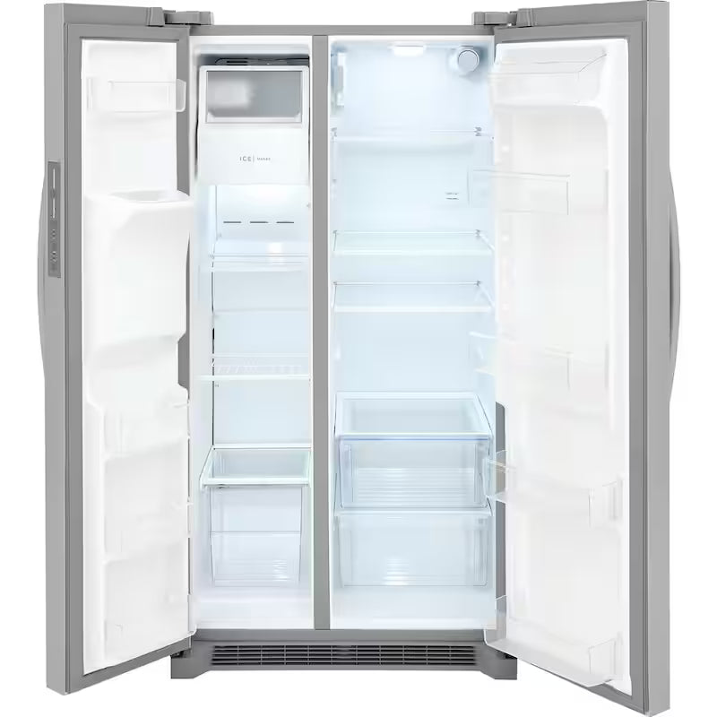 36 in. 25.6 cu. ft. Side by Side Stainless Steel Refrigerator O891632
