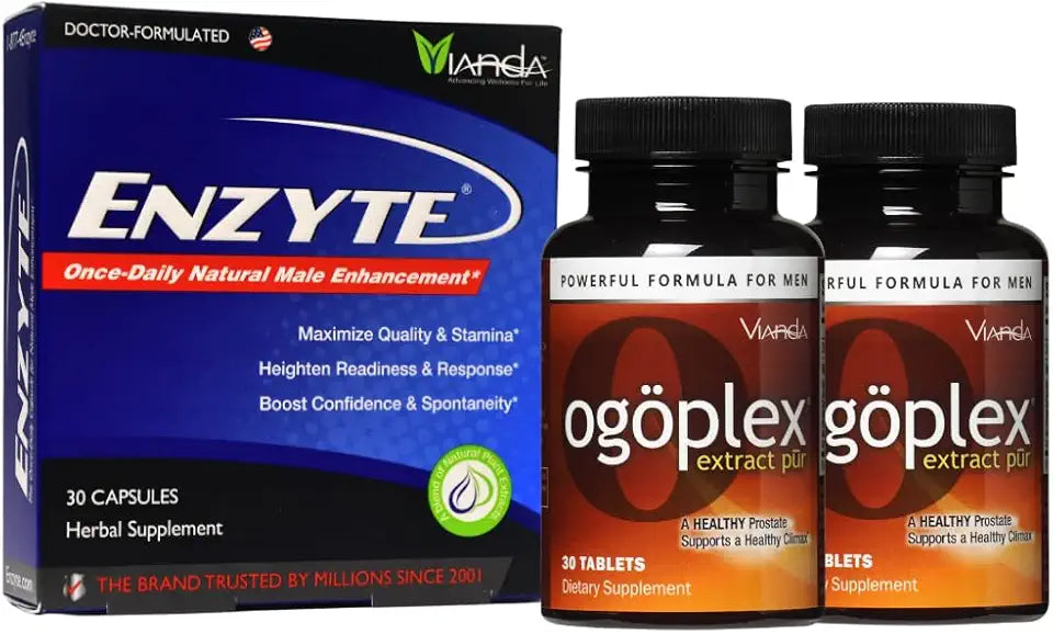 Natural Male Enhancement and Prostate Supplement Bundle S4896