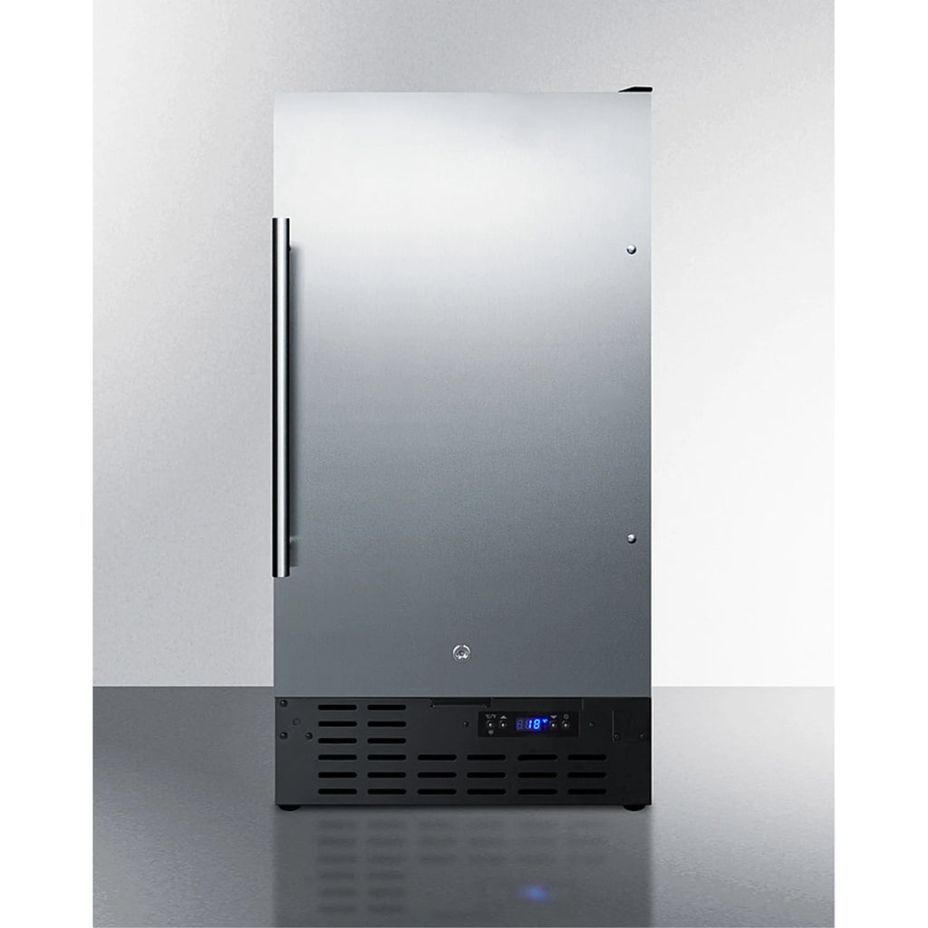 18" Undercounter Crescent Icemaker with Stainless Steel Door Z8665