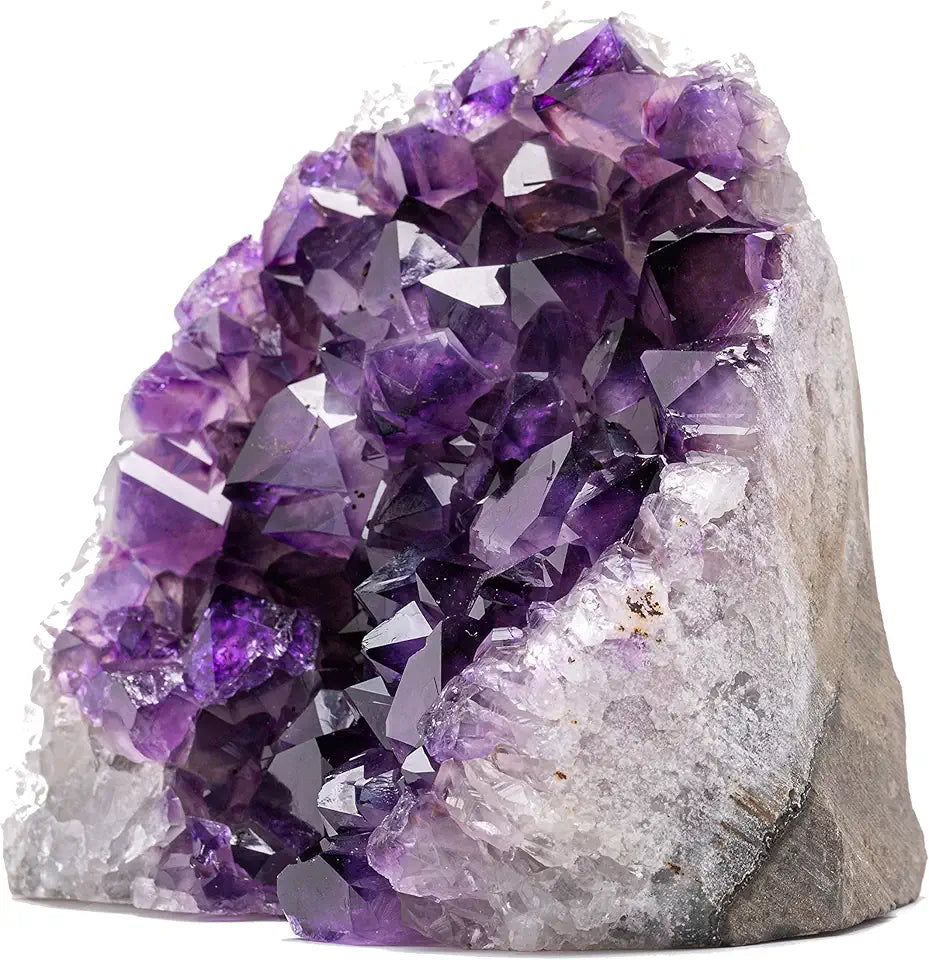 Natural Amethyst 1.5 lb to 2 lb Crystal Clusters Raw Geode Quartz O802310