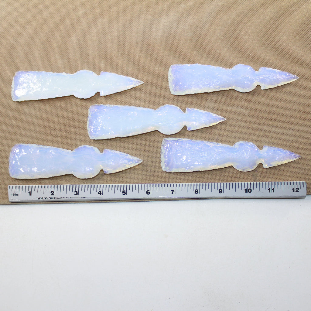 Opalite Ornamental Tomahawk Heads Q543