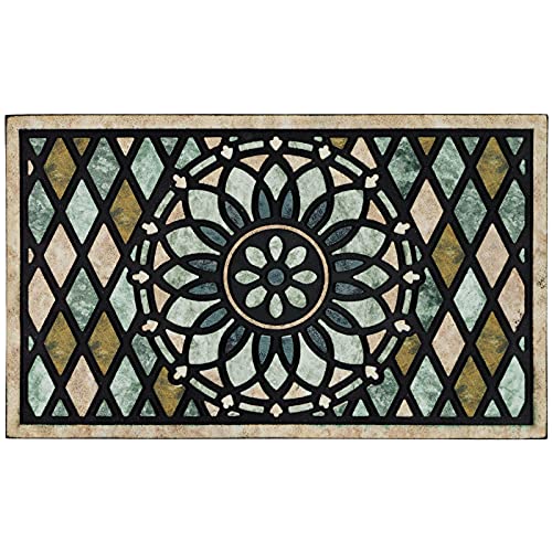 17x 30 Inch Non Slip Rubber Back Door Mat I11127