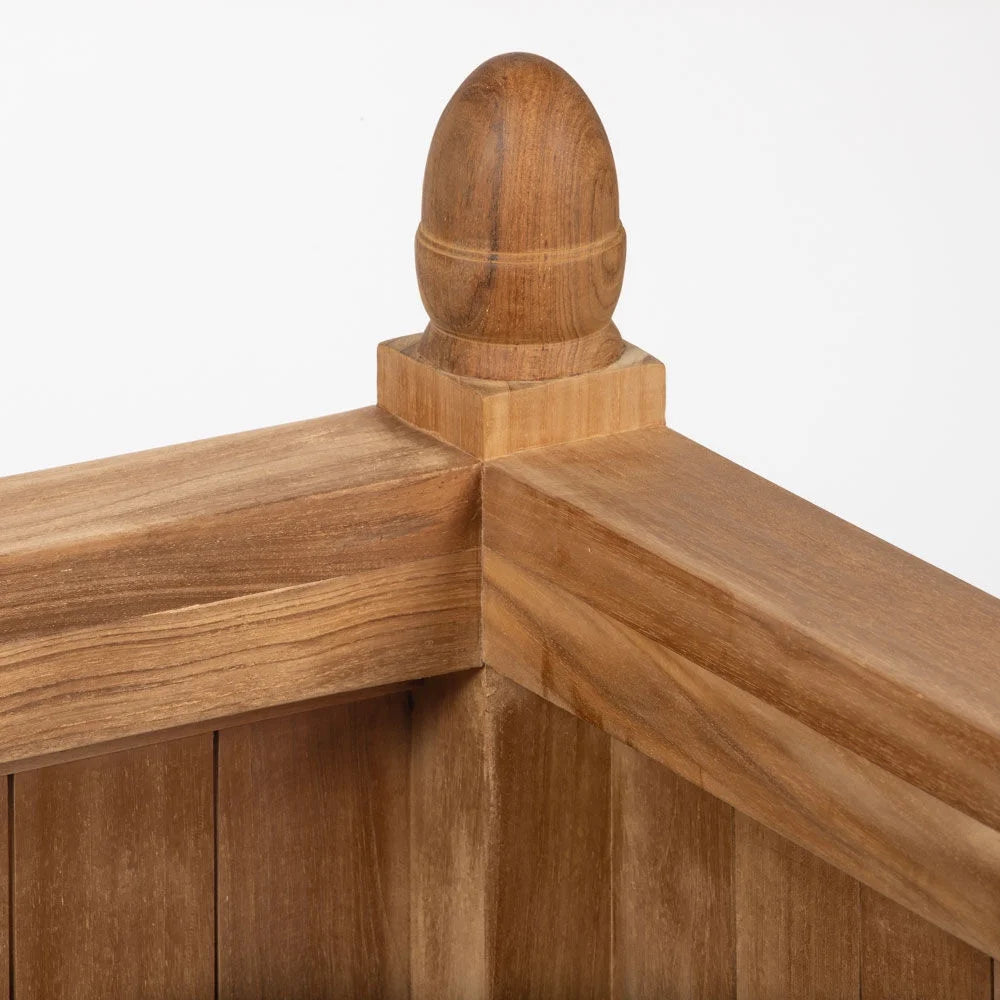 Grade A Teak 25in Square Planter Box F8698