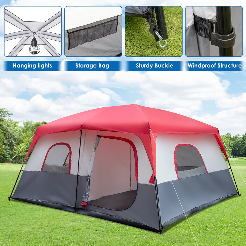 14 Person Cabin Tent with Dividers Curtain I17880
