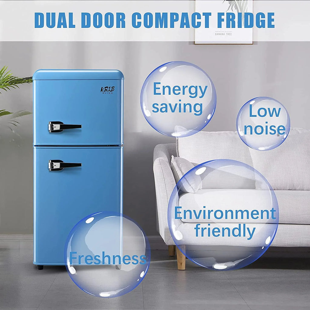 3.5cu.ft Compact Mini Fridge with Freezer X6881