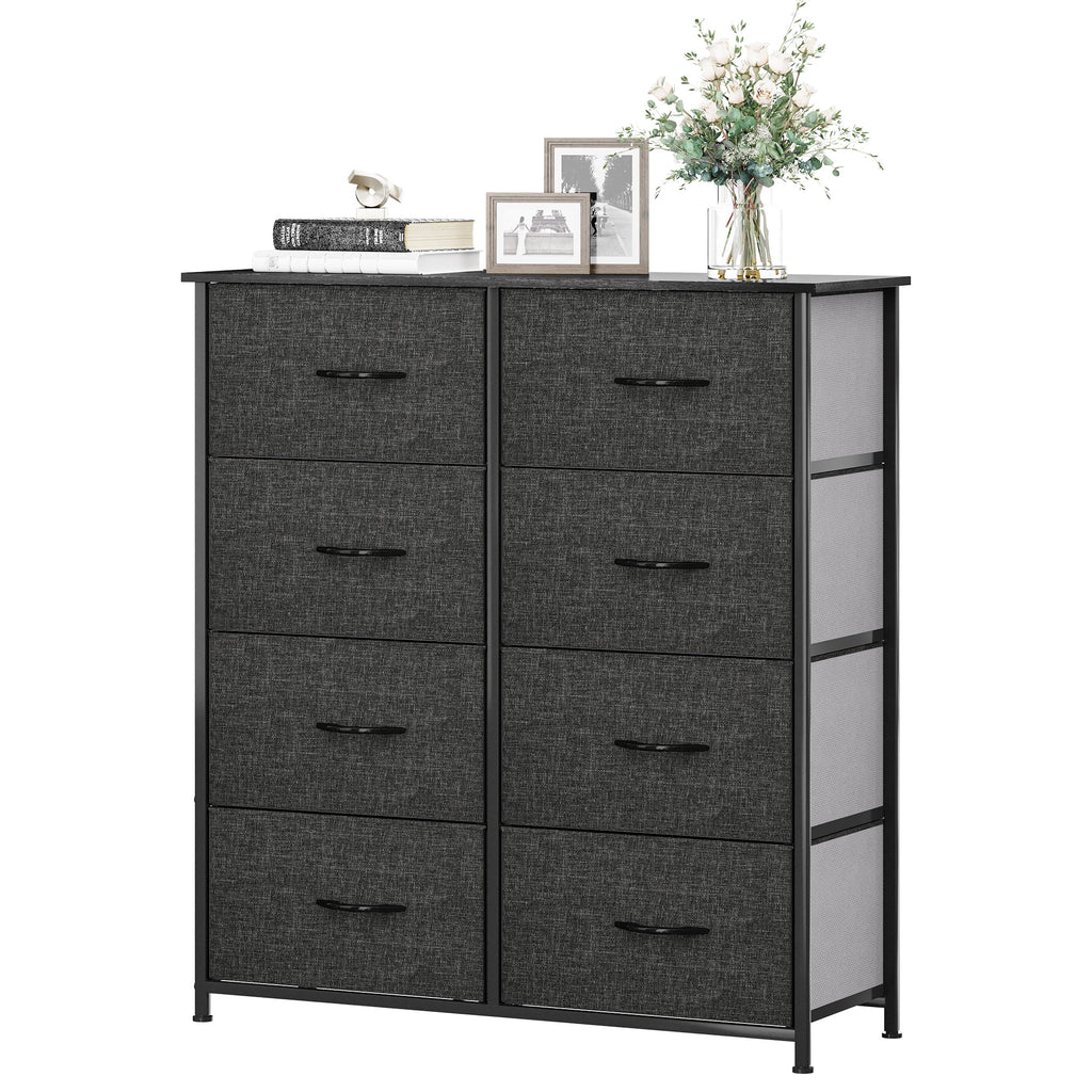 Light Gray 8 Drawer Storage Dresser Z97789