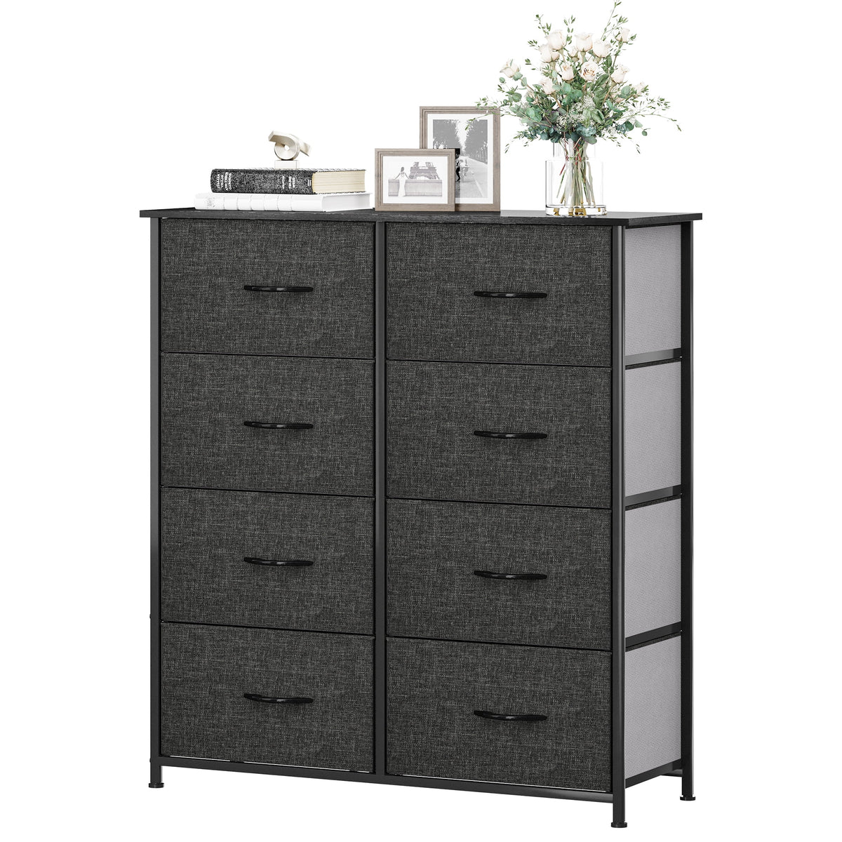 Light Gray 8 Drawer Storage Dresser Z97789