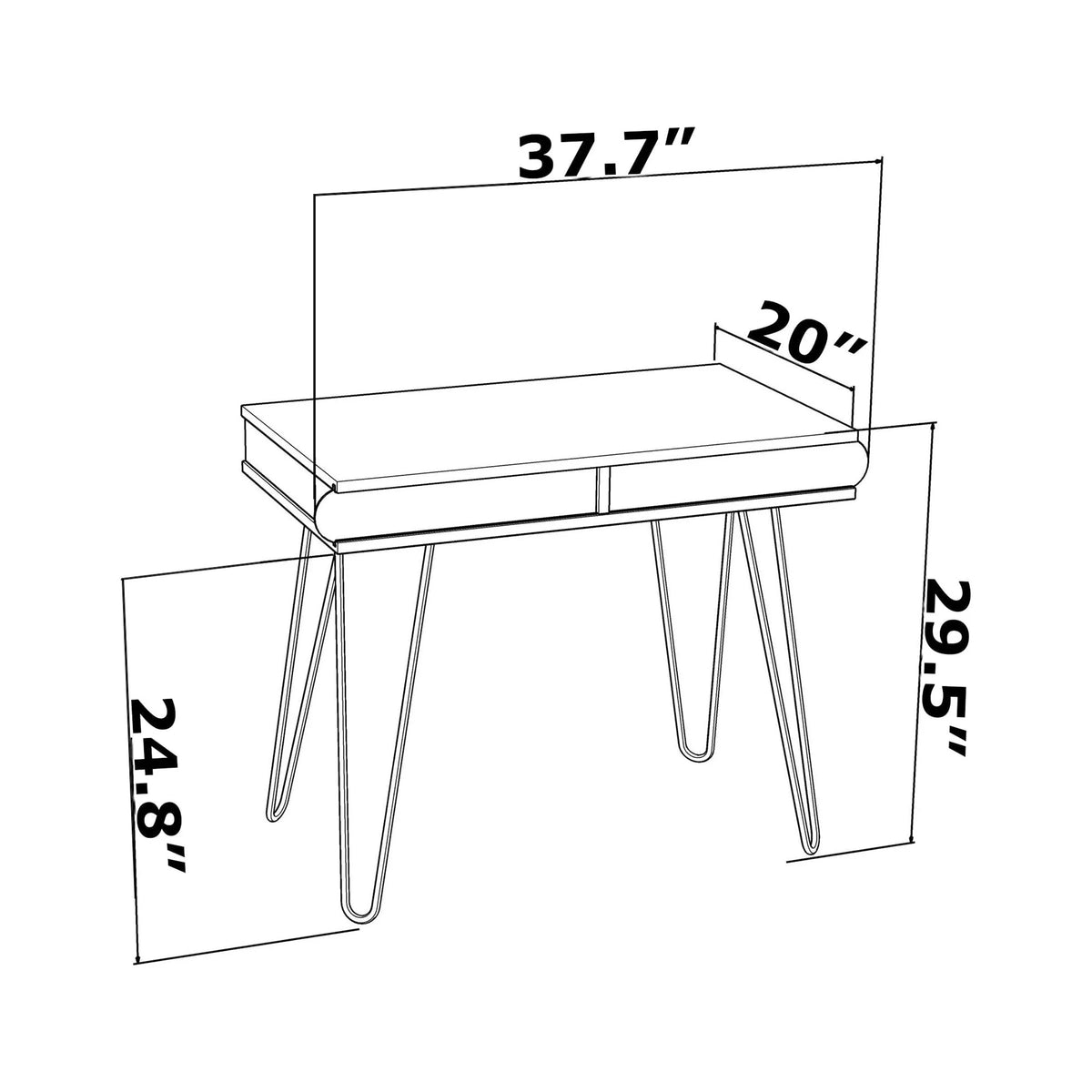 Contemporary Desk U51957