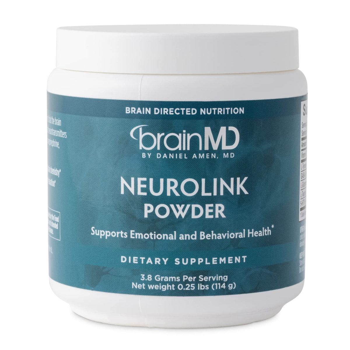 Gluten Free 30 Servings Brain Supplement Powder Z9737