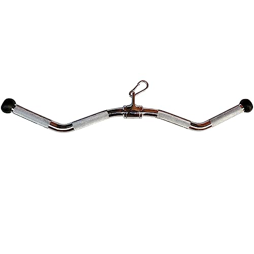 Cable Machine Attachment Curl Pulldown Barbell Revolving Bar L230