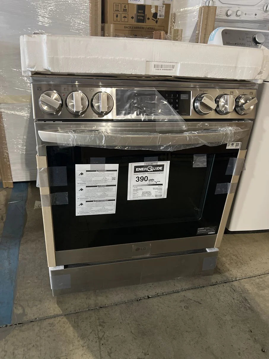 30 IN 6.3 CU FT Stainless Steel Induction Slide-In Range P953